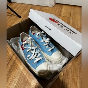 COMME DES GARCONS PLAY x Converse Chuck 70 Low ‘Bright Blue’